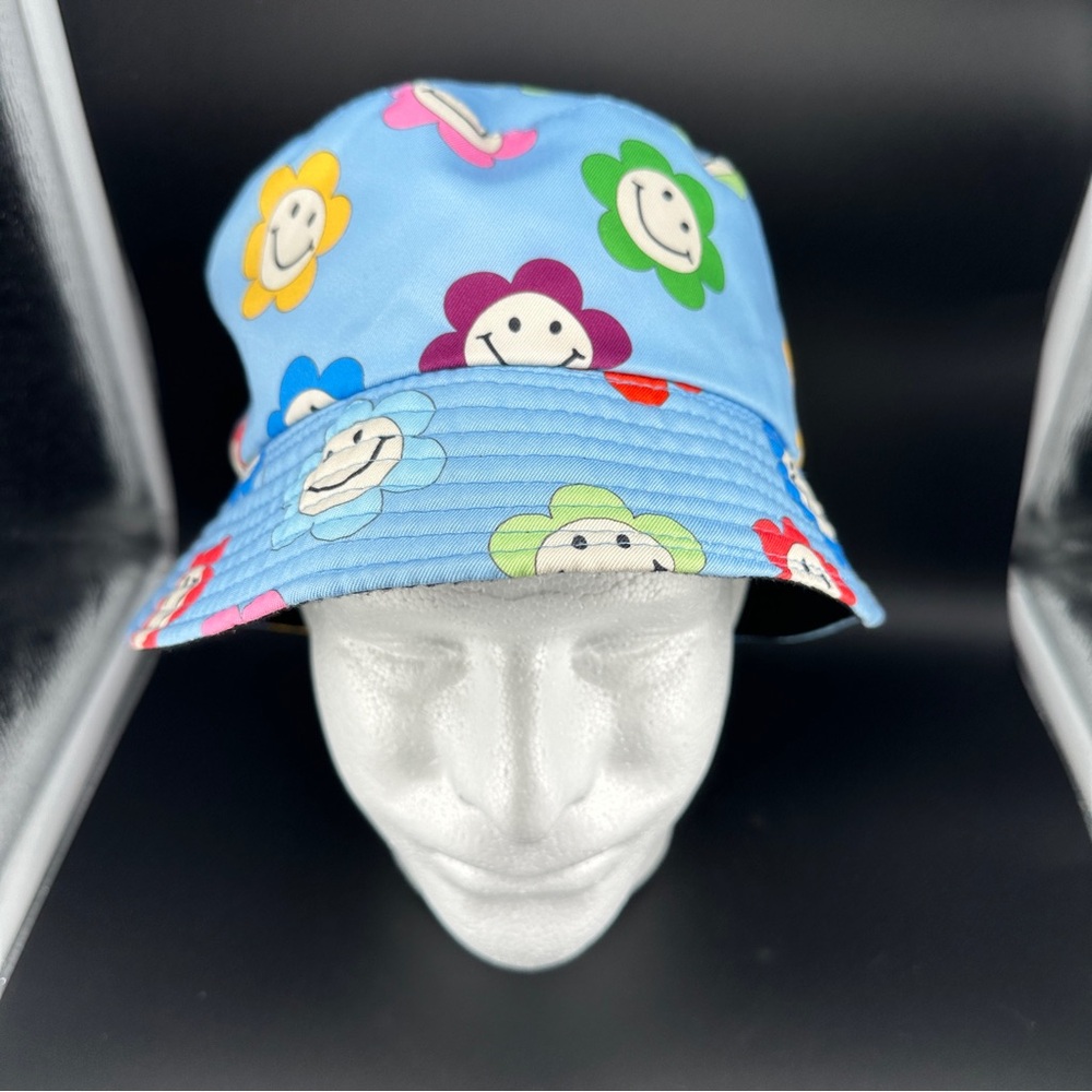 Smiley Face Reversible Bucket Hat